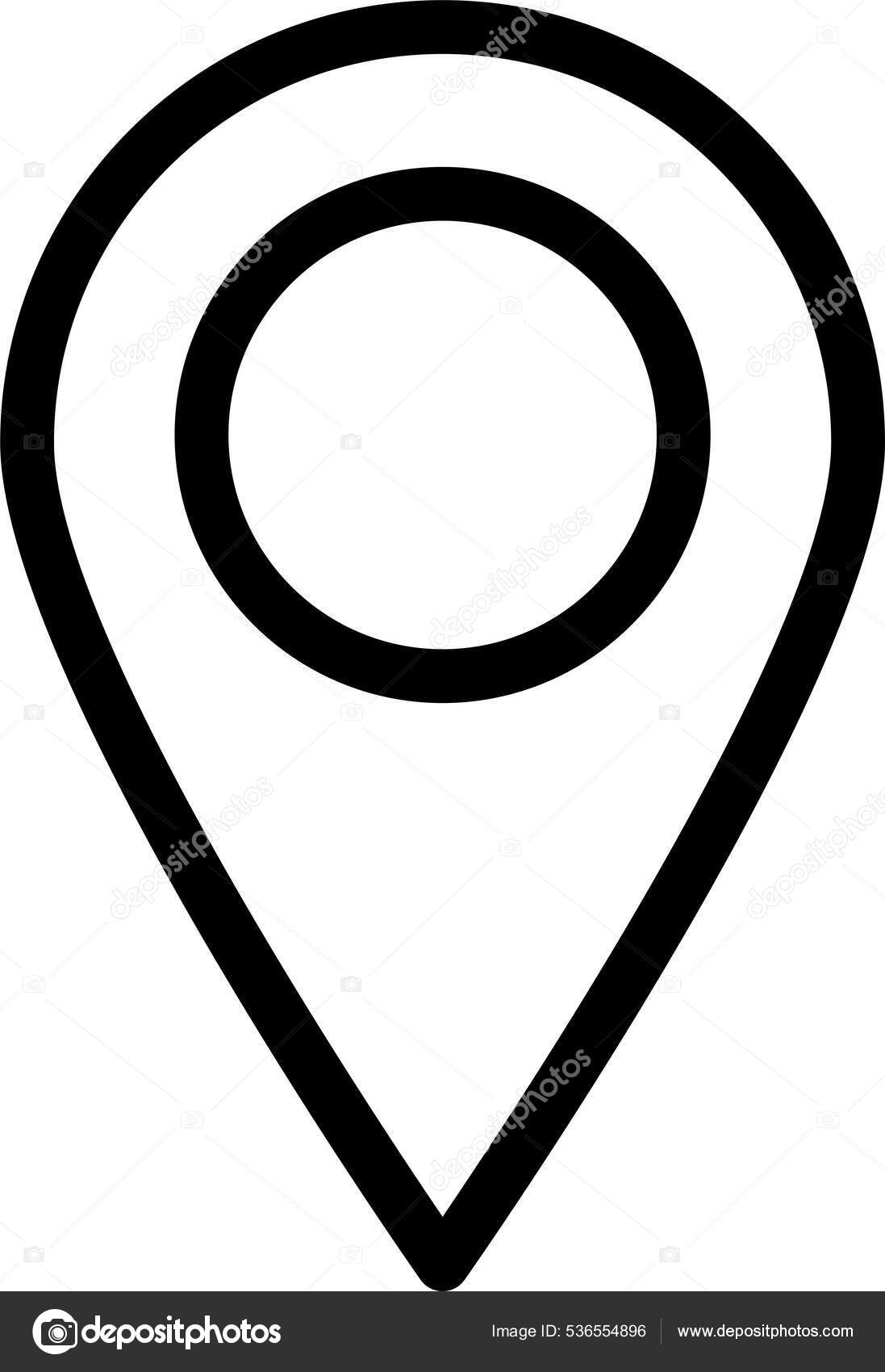 Gps Location Map Icon Outline Style Stock Vector by ©iconfinder 536554896