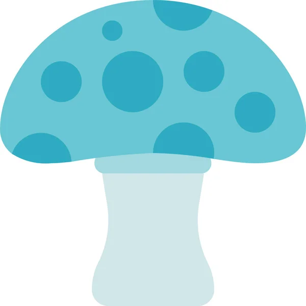 Allergy Medical Mushroom Icon — Stock vektor
