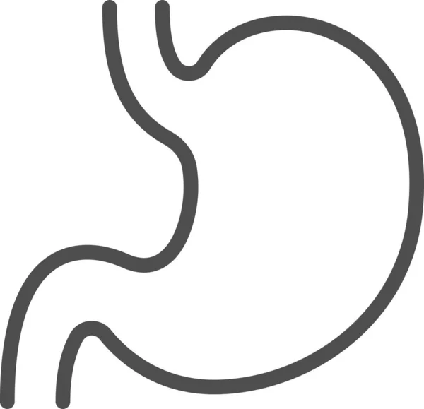 Stomach Internal Organ Icon Icon — Stock Vector