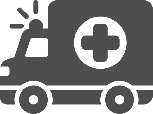 Ambulance Emergency Vehicle Siren Icon — Stock vektor