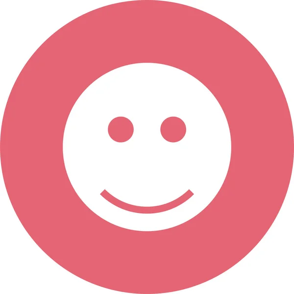 Emoji Emoji Gefühl Symbol Badge Stil — Stockvektor