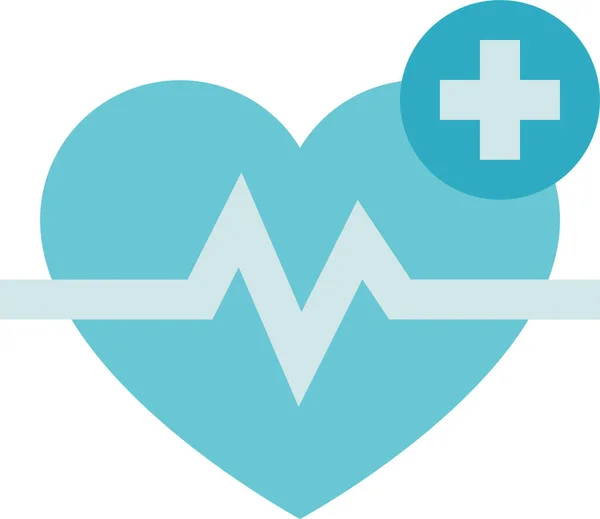 Herzschlagapotheke Gesundheitswesen — Stockvektor