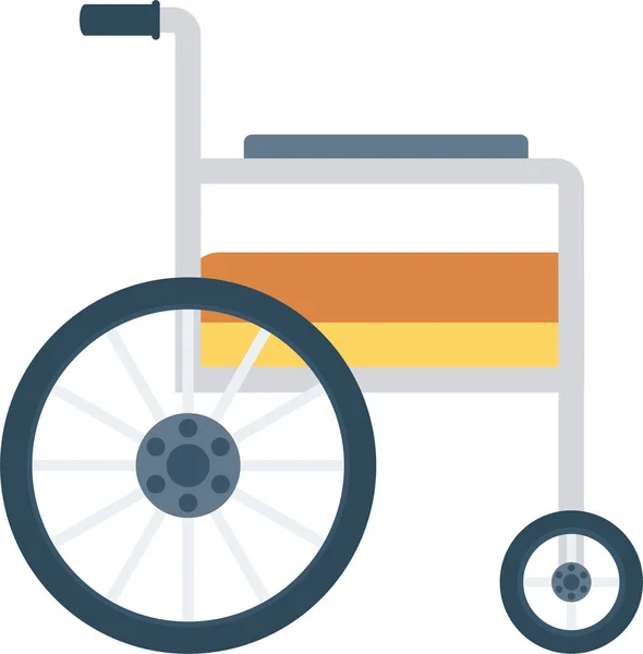 Accesibilidad Discapacidad Icono Estilo Plano — Vector de stock