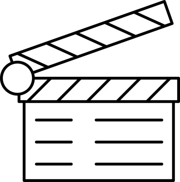 Cinema Clapper Movie Icon — Stock vektor