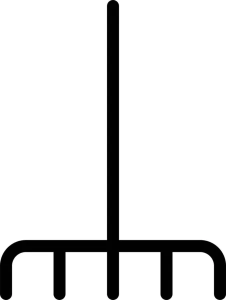 Schaufel Mistgabel Bauernhof Symbol — Stockvektor