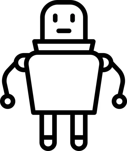Automatische Machine Robot Pictogram — Stockvector