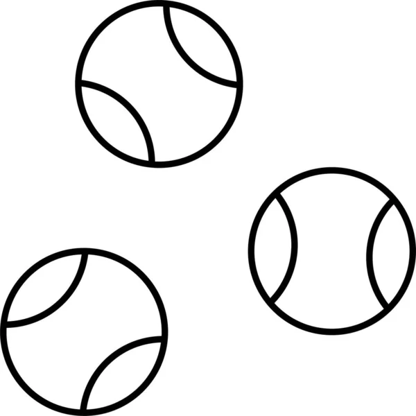 Ballspiel Sport Ikone — Stockvektor