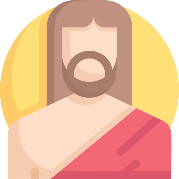 Christ Easter Day Egg Icon Easter Category — Stock Vector