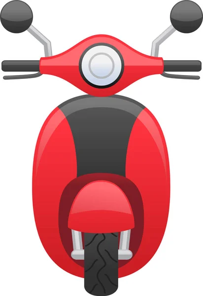 Scooter Ciclomotor Icono Transporte Vehículos Modos Categoría Transporte — Archivo Imágenes Vectoriales