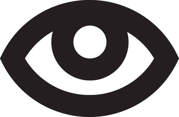 Eye Player Siehe Icon Umrissstil — Stockvektor