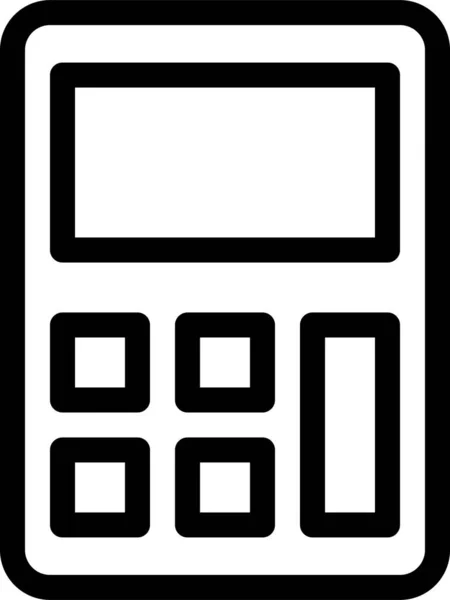 Calculadora Negocio Icono Empresa — Archivo Imágenes Vectoriales