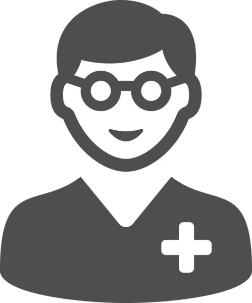 Dentist Doctor Intern Icon — 图库矢量图片