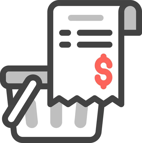 Иконка Финансирование Онлайн Платежей Стиле Заполненного Плана — стоковый вектор