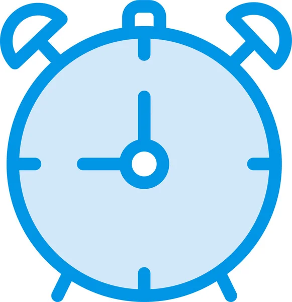 Alarm Alarmclock Mobile Icon Filled Outline Style — Stock Vector