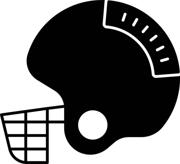 板球运动头盔的立体风格图标 — 图库矢量图片