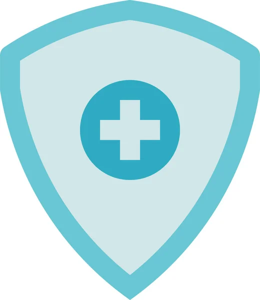 Protection Health Insurance Shield Icon — 图库矢量图片