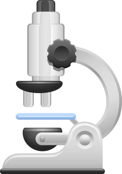 Experiment Microscope Research Icon Education School Learning Category — Stock vektor