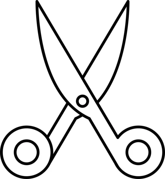 Construction Cut Scissor Icon — Stock Vector