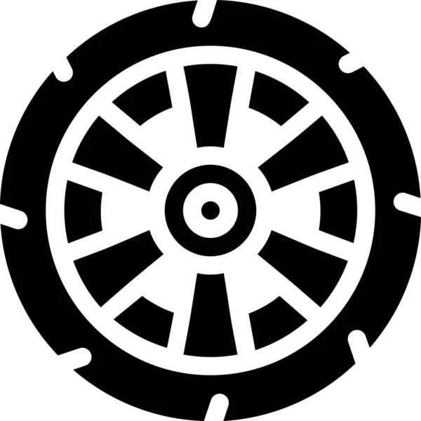 Accessories Automotive Car Parts Icon — 图库矢量图片