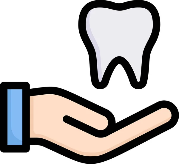 Cuidado Dental Cuidado Dentista Icono — Archivo Imágenes Vectoriales