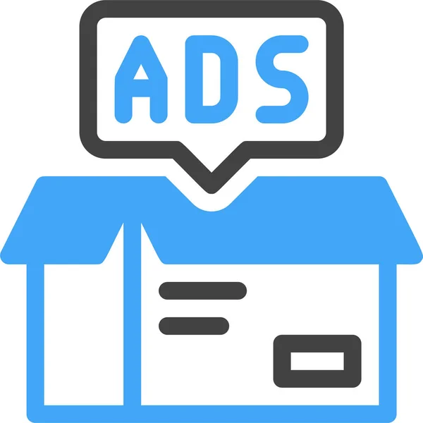 Ψηφιακή Διαφήμιση Μάρκετινγκ Seo Εικονίδιο — Διανυσματικό Αρχείο