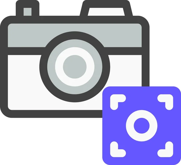 Art Design Art Design Photography Icon — Stock Vector