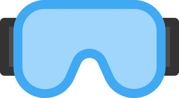 Óculos Vidro Olhos Ícone Estilo Esboço Preenchido —  Vetores de Stock