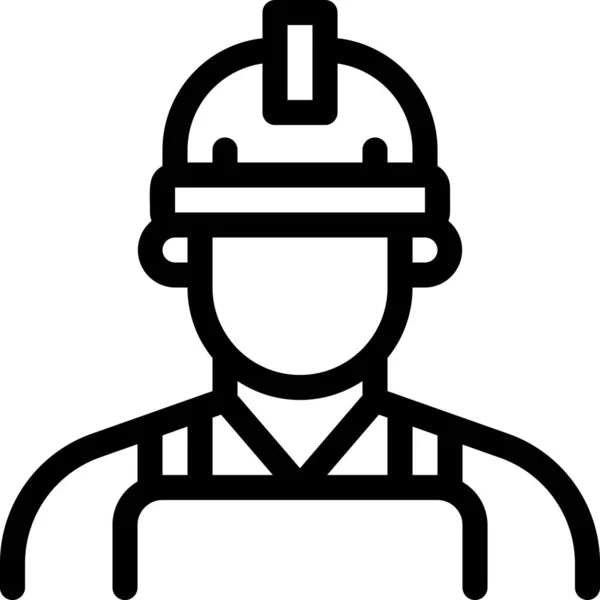 Pictogram Bouwnijverheid — Stockvector