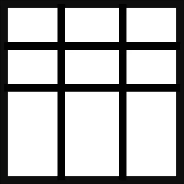 Піктограма Компонування Інтерфейсу Стилі Контур — стоковий вектор