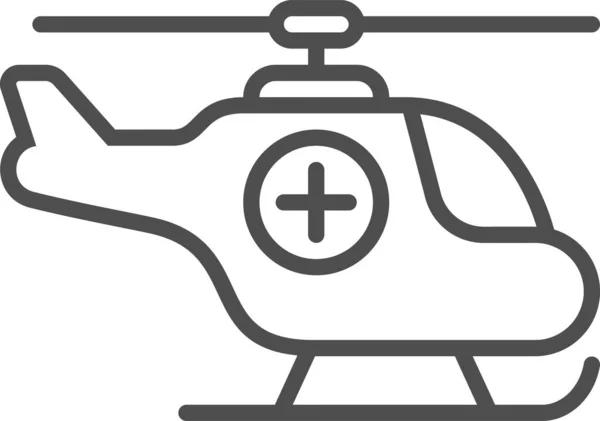 Helikopter Ikone — Stockvektor