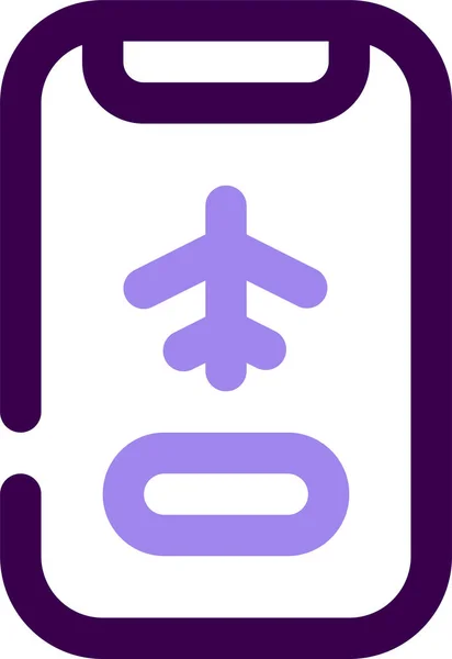 Icône Aéroport Vol Aviation — Image vectorielle