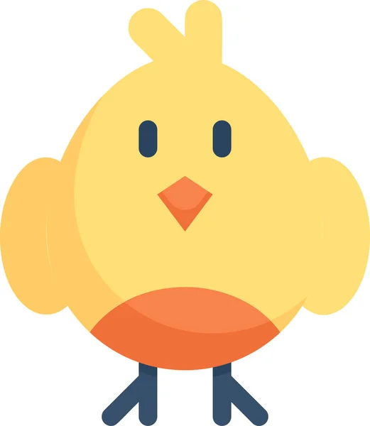 Икона Дня Пасхи Цыплят Категории Пасха — стоковый вектор
