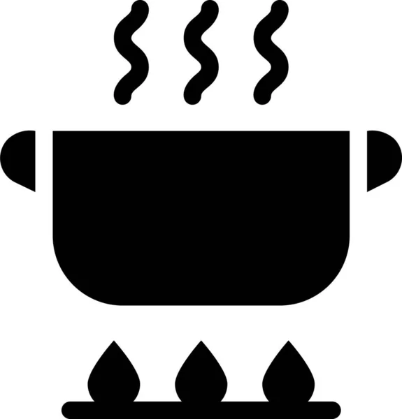 Activities Cooking Cooking Pot Icon — Stock vektor