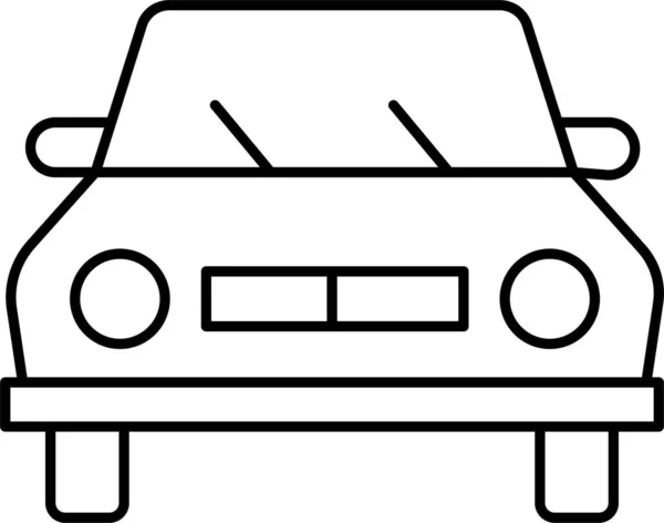 Coche Vehículo Automóvil Icono — Vector de stock