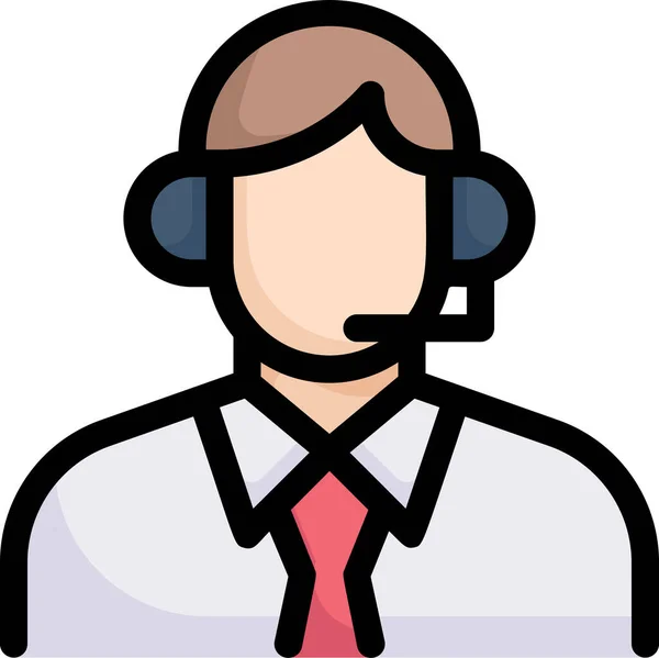 Business Customer Service Digital Icon — 图库矢量图片