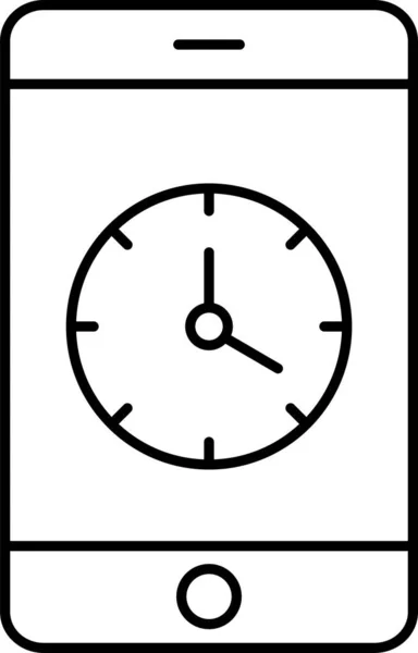 Reloj Tiempo Icono Celda — Archivo Imágenes Vectoriales