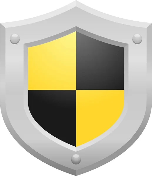 Icono Protegido Seguro Garantizado Categoría Seguro Seguridad — Vector de stock