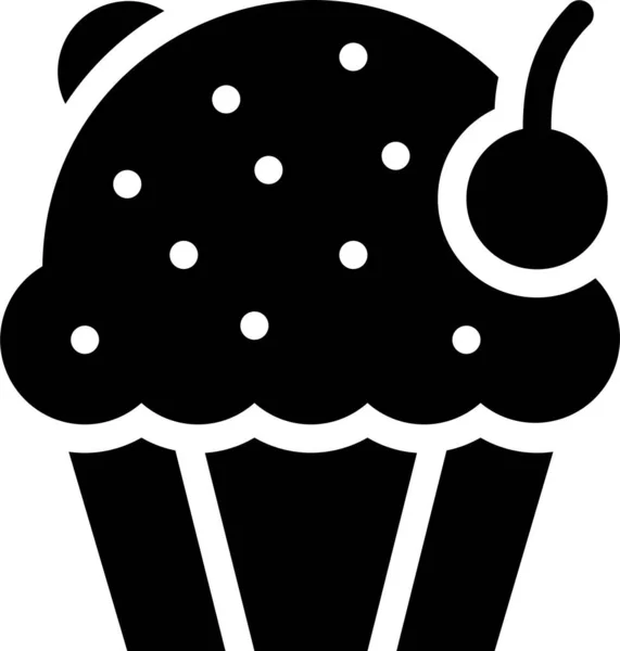 Kuchen Osterei Symbol Der Osterkategorie — Stockvektor