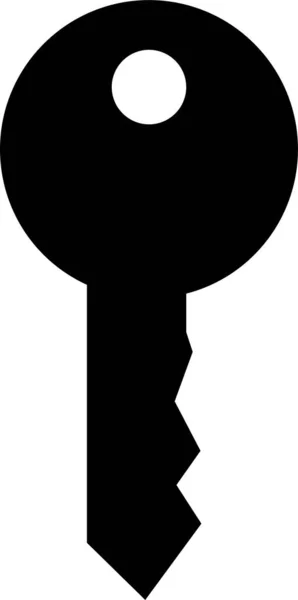 Passwort Symbol Solidem Stil Öffnen — Stockvektor