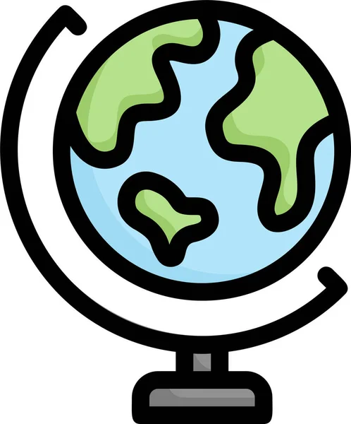 Earth Day Earth Globe Ökologie Ikone Der Kategorie Ökologie Ökologie — Stockvektor