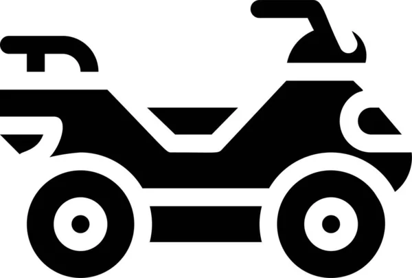 Atv Automotive Extreme Icon Vehicles Modes Transportation Category — Stock Vector