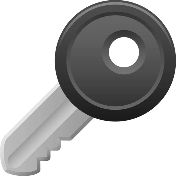 Door Key Key Locked Icon Insurance Security Category — Stock Vector