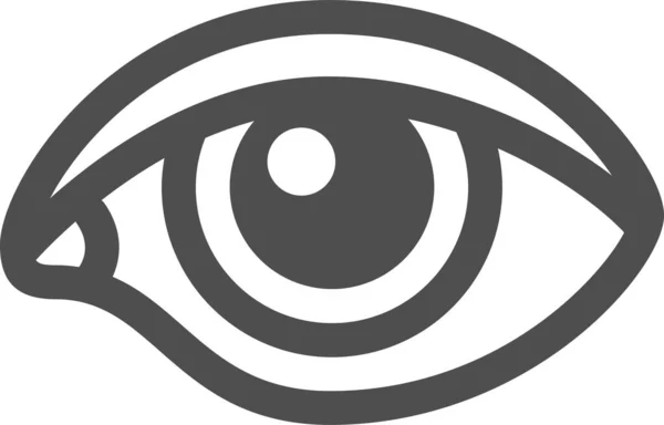 Eye Eyeball Icon Icon — Stock Vector