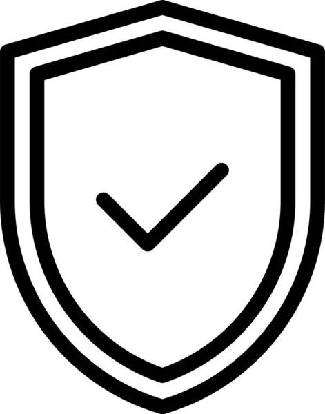 Icona Assicurazione Della Guardia Garanzia — Vettoriale Stock