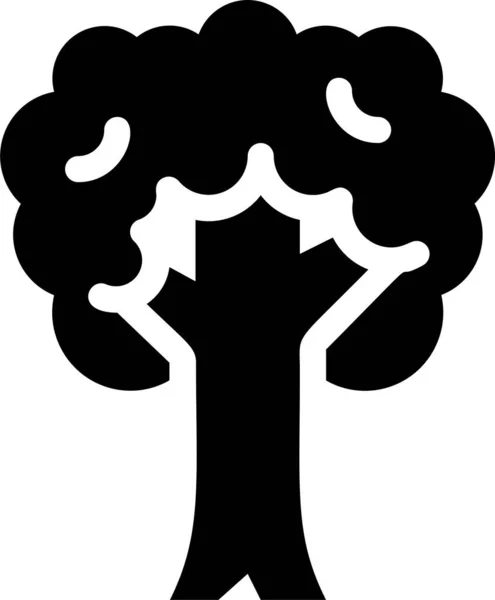 生態環境学部門の大きな木の地球の日生態系のアイコン — ストックベクタ