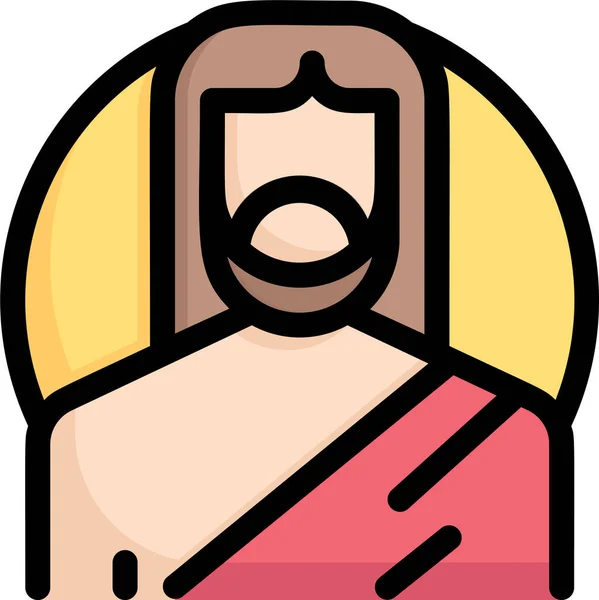 Icône Oeuf Jour Pâques Christ Dans Catégorie Pâques — Image vectorielle