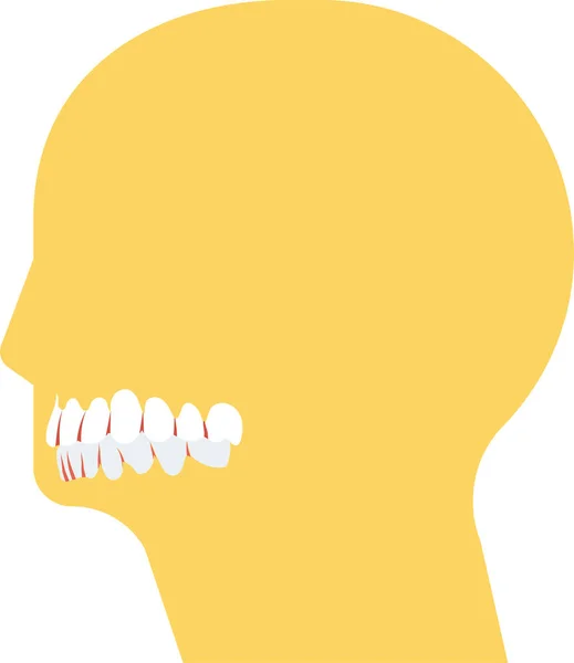 Gezicht Gezondheid Medisch Icoon Platte Stijl — Stockvector