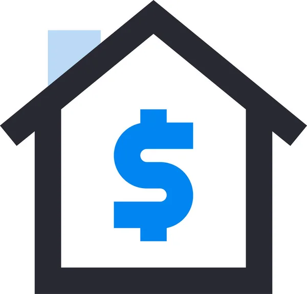 Real Estate House Property Icon — Stock vektor