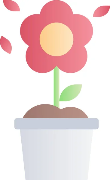 春季花卉图标 — 图库矢量图片