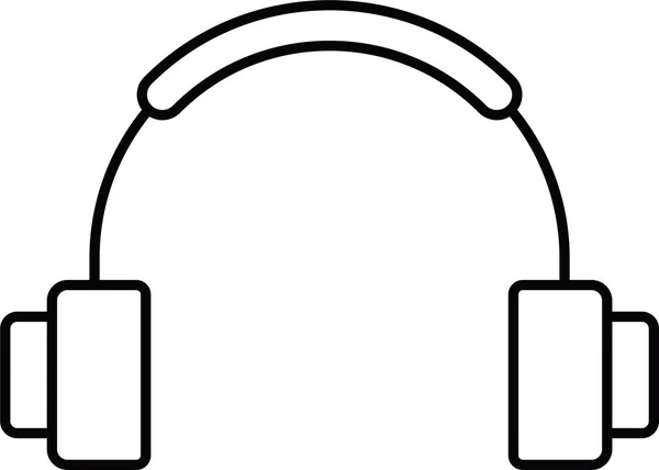 Service Ikone Für Kopfhörer — Stockvektor
